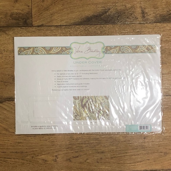 Vera Bradley Laptop Skin - Lemon Parfait - Picture 2 of 5